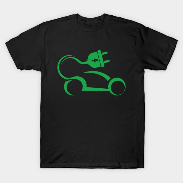 Green Energy Car T-Shirt by ThyShirtProject - Affiliate